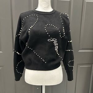 Guess Black Knit Sweater